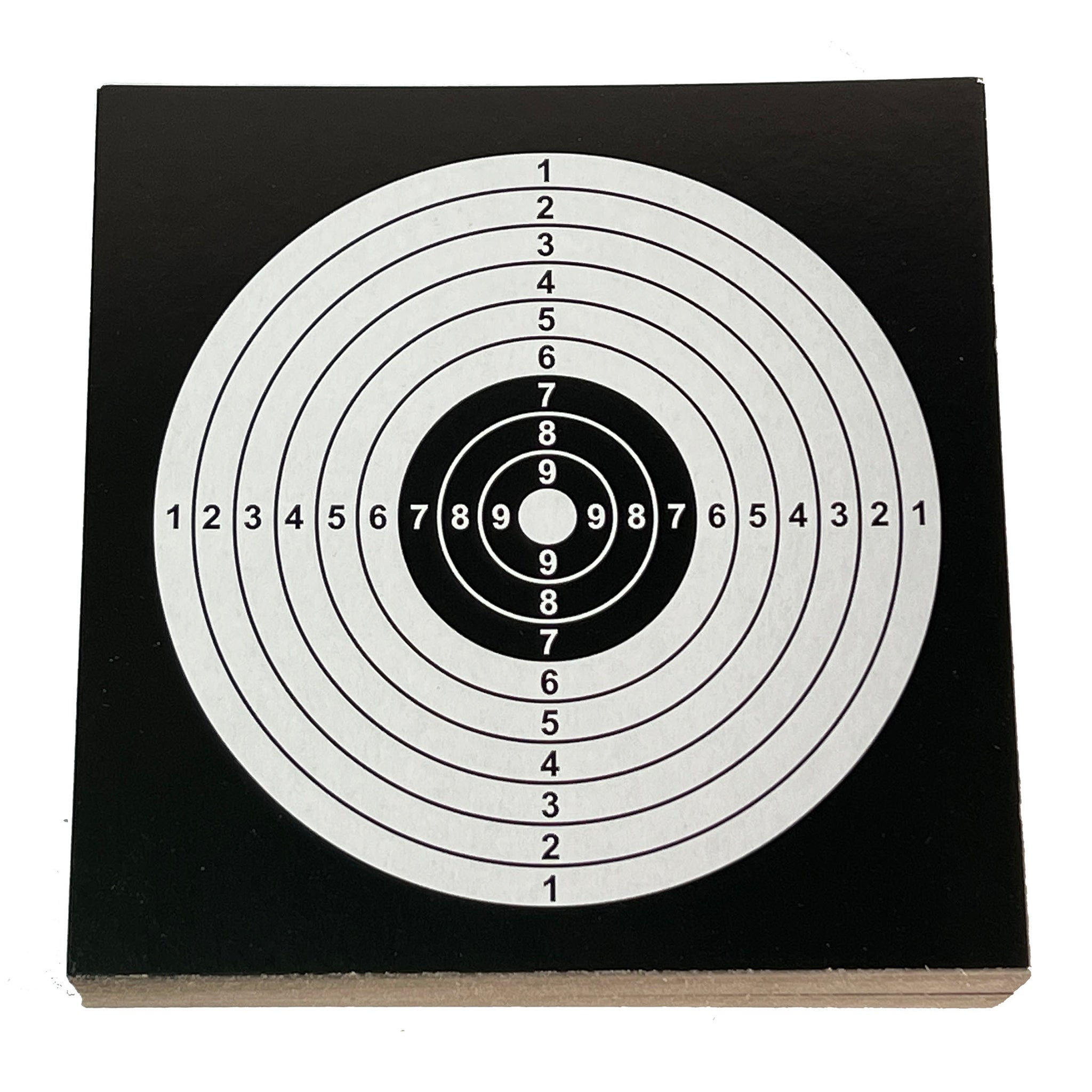 100x 14cm Card Targets Black/White