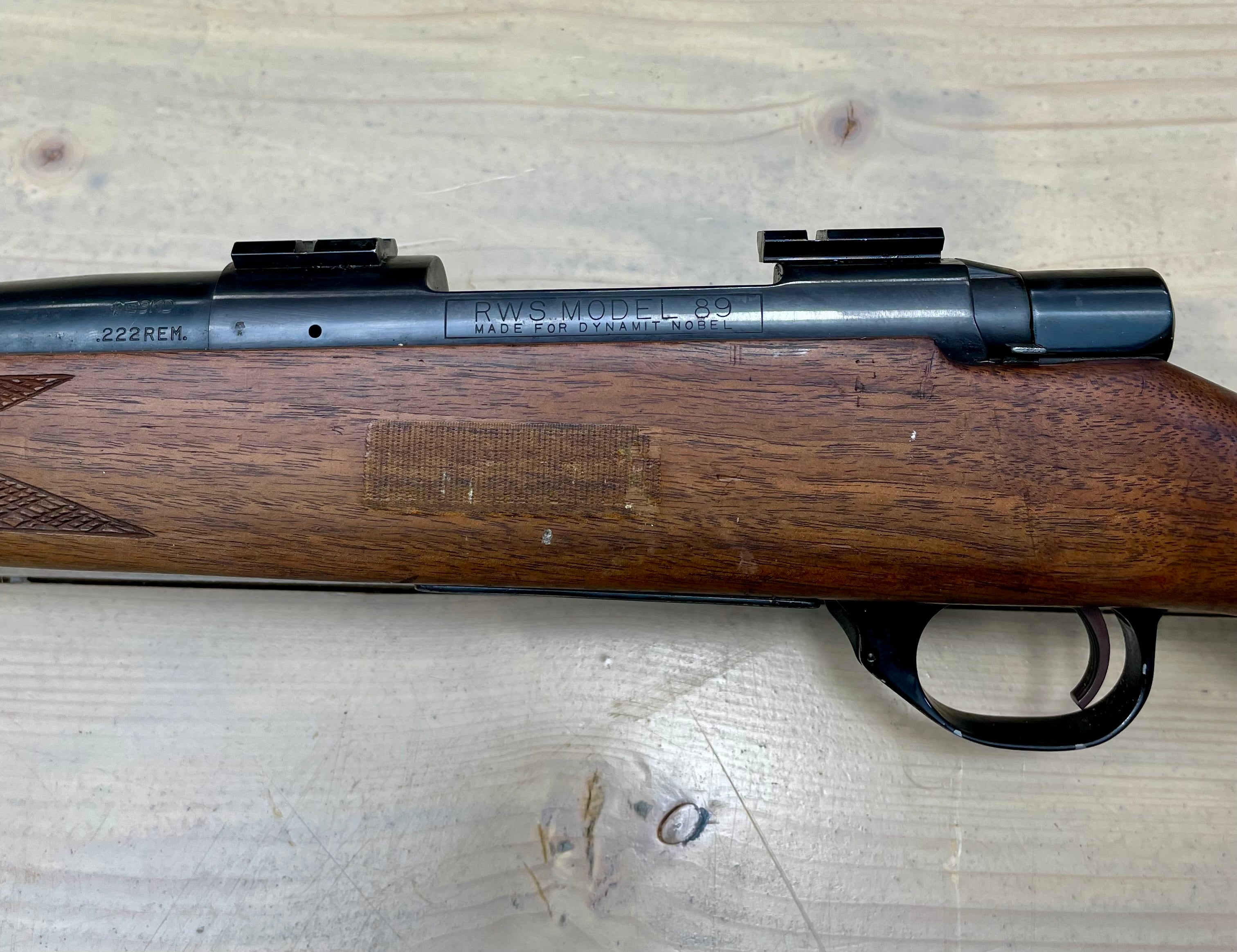 RWS 89 .222 REM Bolt Action Rifle