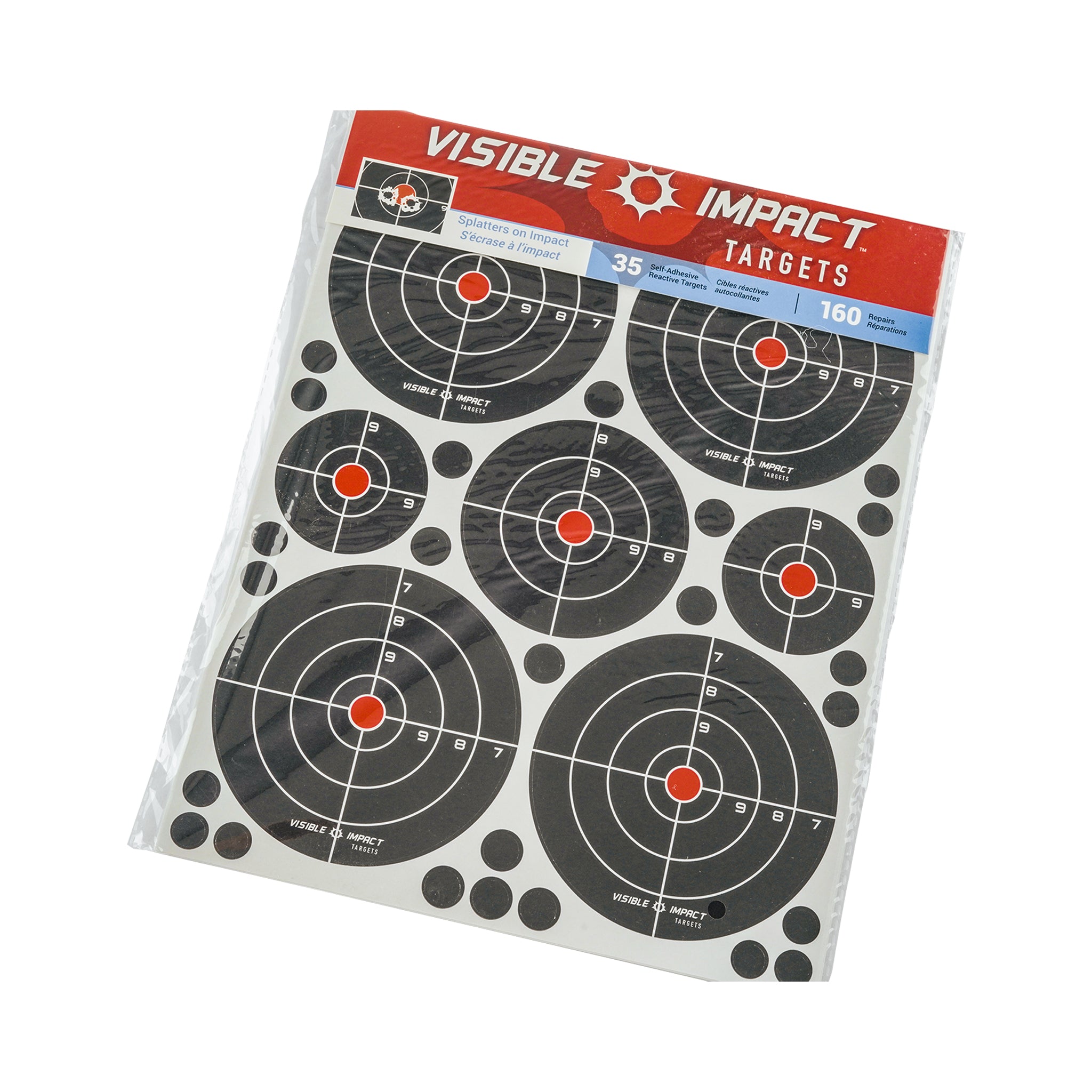 Self-Adhesive Sticker - Visible Impact Airgun Targets