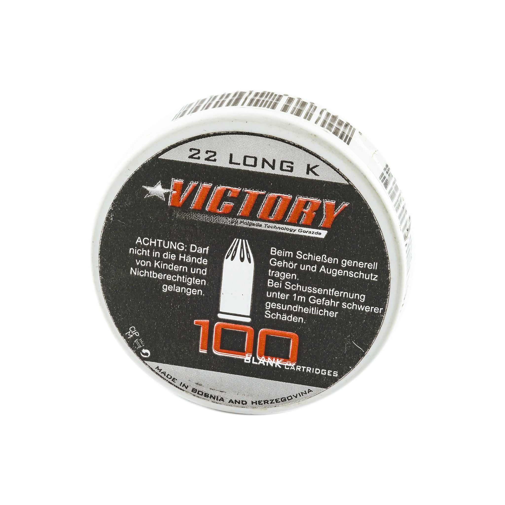 VICTORY 6MM BLANKS 100 .22 LONG K