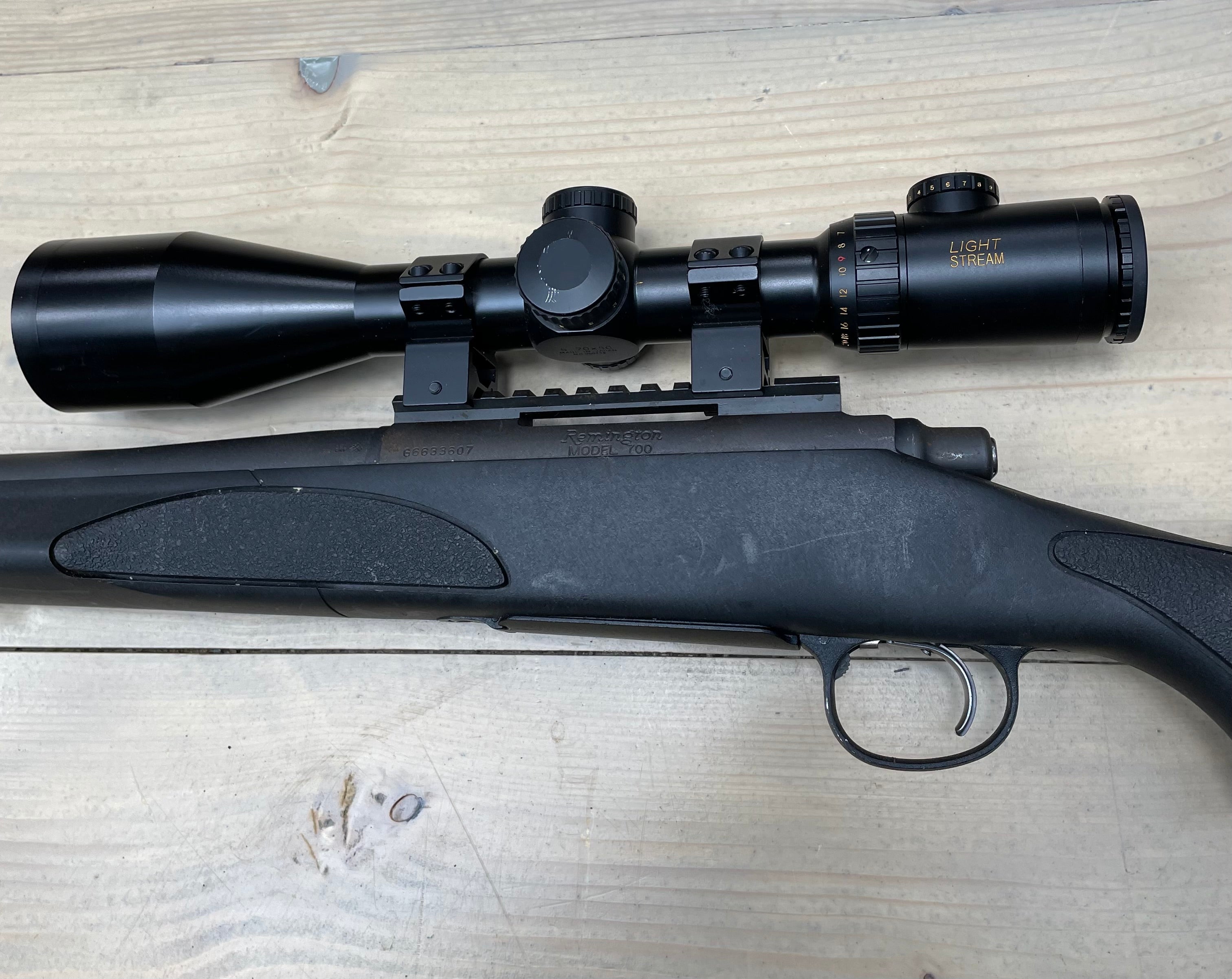 Remington 700 243 WIN Bolt Action Rifle With Light Stream Scope