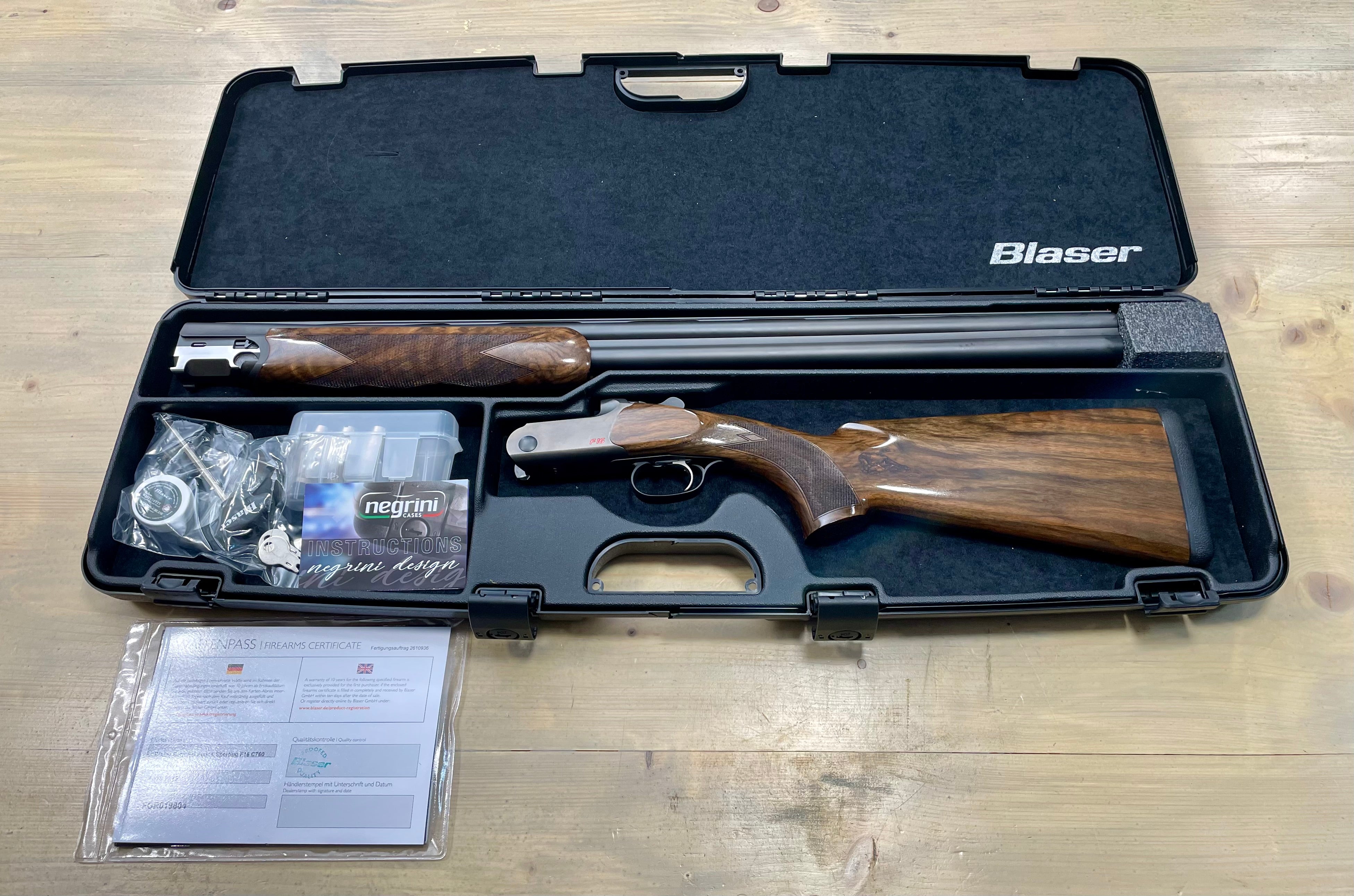 New Blaser F16 Grade 2 Shotgun