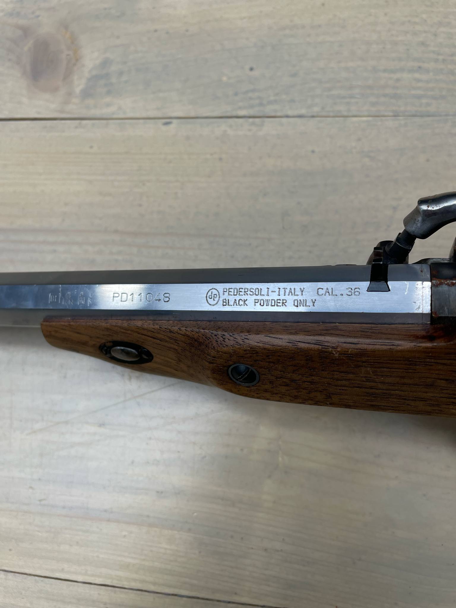 Pedersoli .36 Percussion Black Powder Pistol