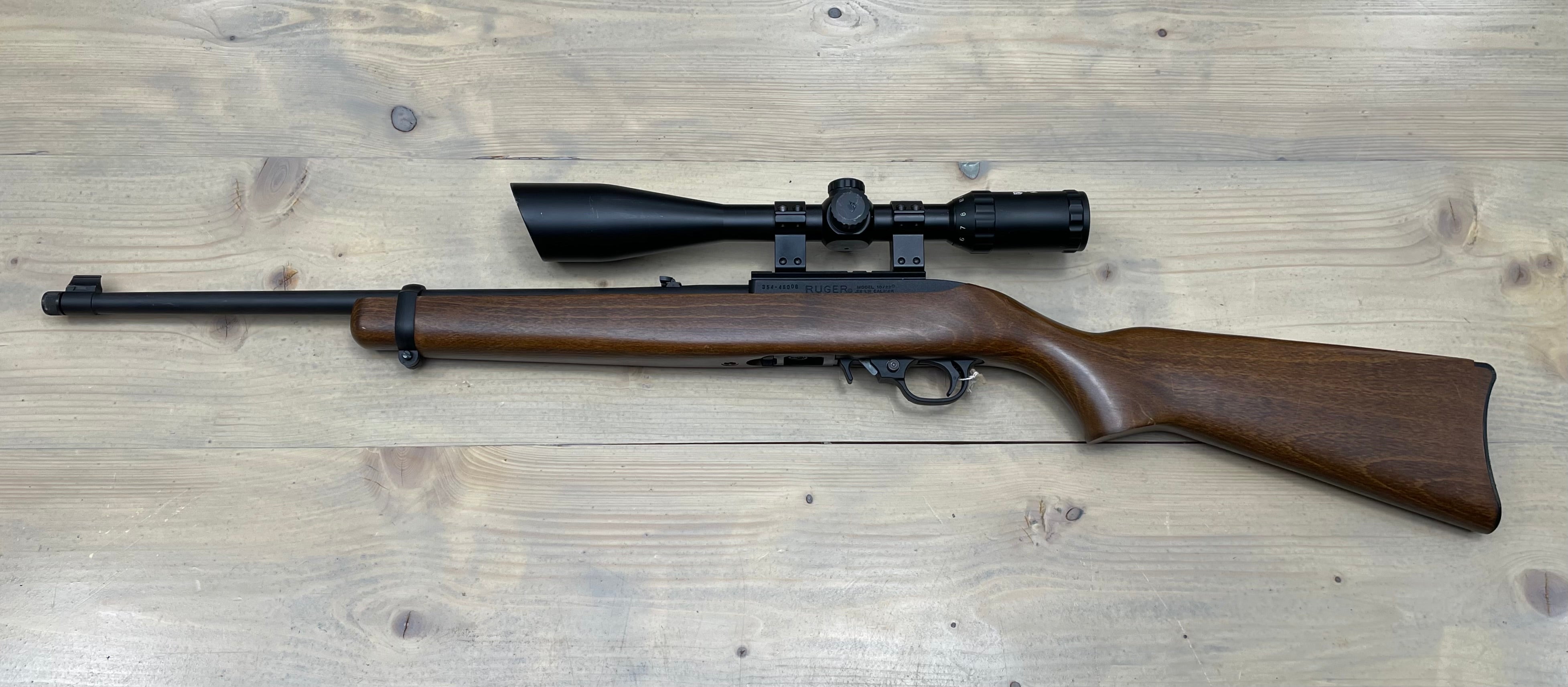 Ruger 10/22 .22 LR Semi Auto Rifle with Nikko Stirling 4-16x44 Scope