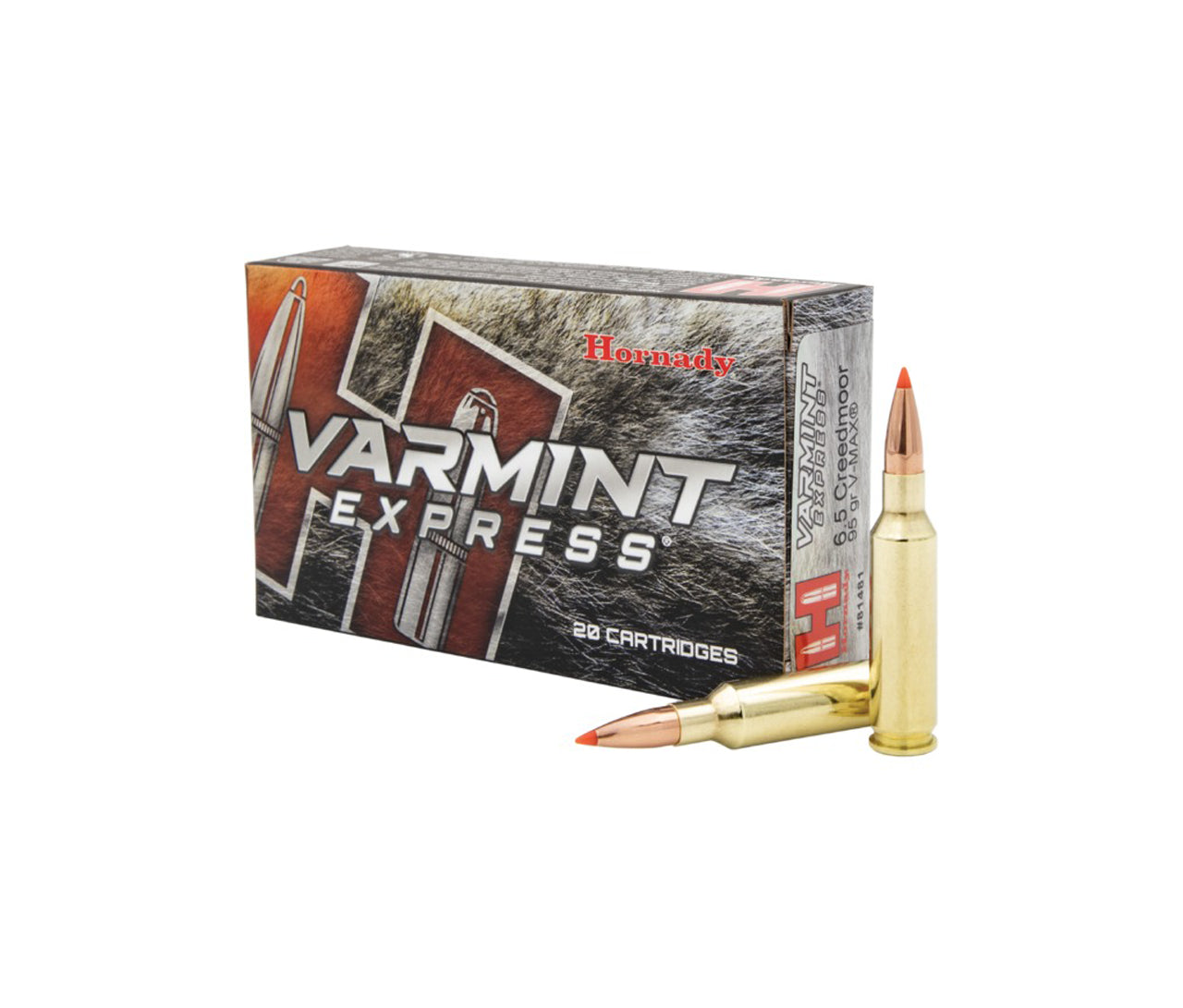 6.5 Creedmoor Ammunition - 95gr V-MAX VARMINT Express - HORNADY Pack 20