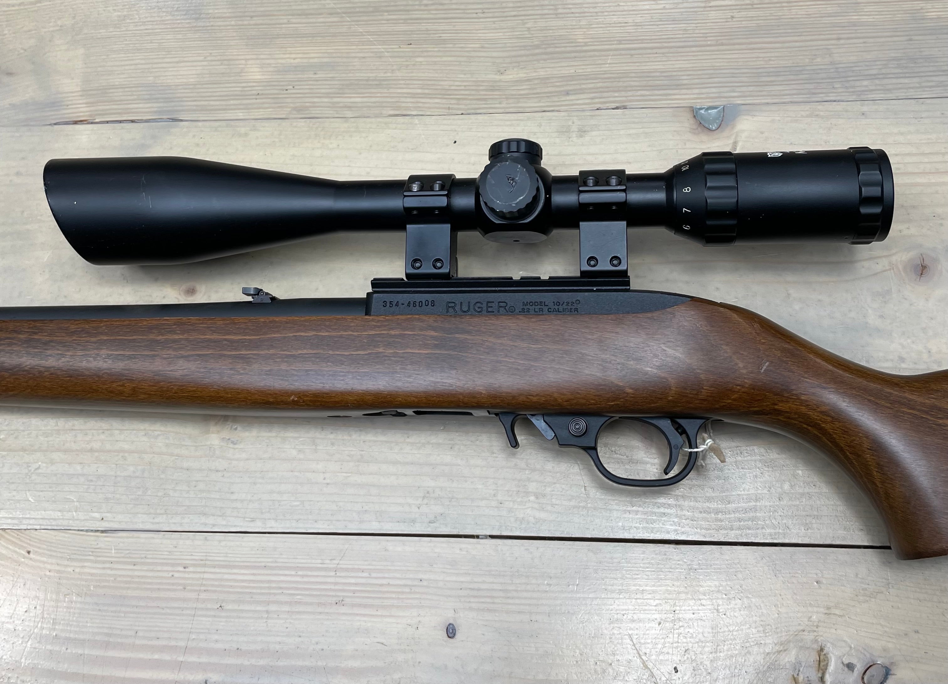 Ruger 10/22 .22 LR Semi Auto Rifle with Nikko Stirling 4-16x44 Scope
