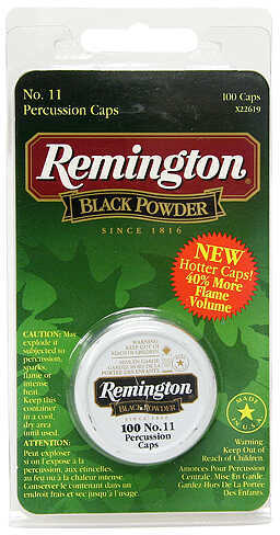 Remington Percussion Caps No. 10/11 (PK 100)