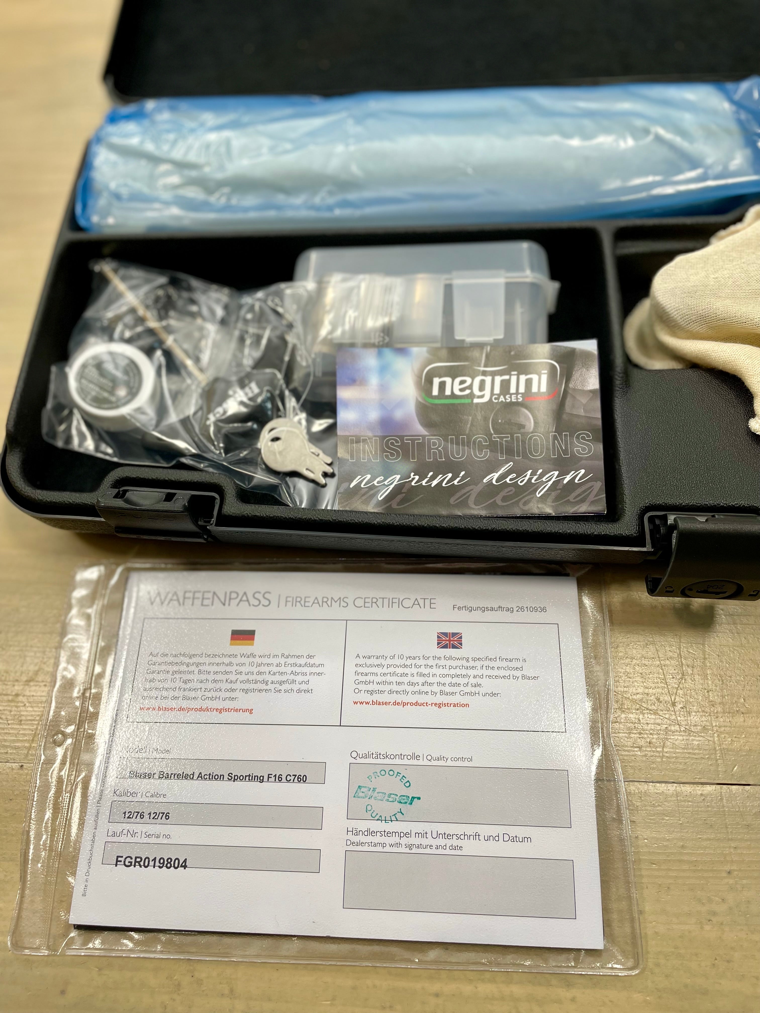 New Blaser F16 Grade 2 Shotgun