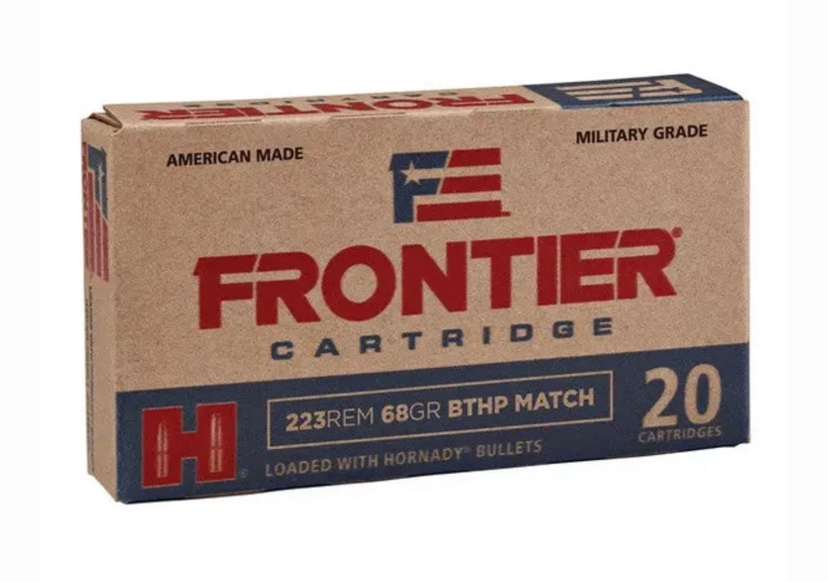 Hornady 223 Remington 68 gr BTHP Match™ Frontier (20 Pack)