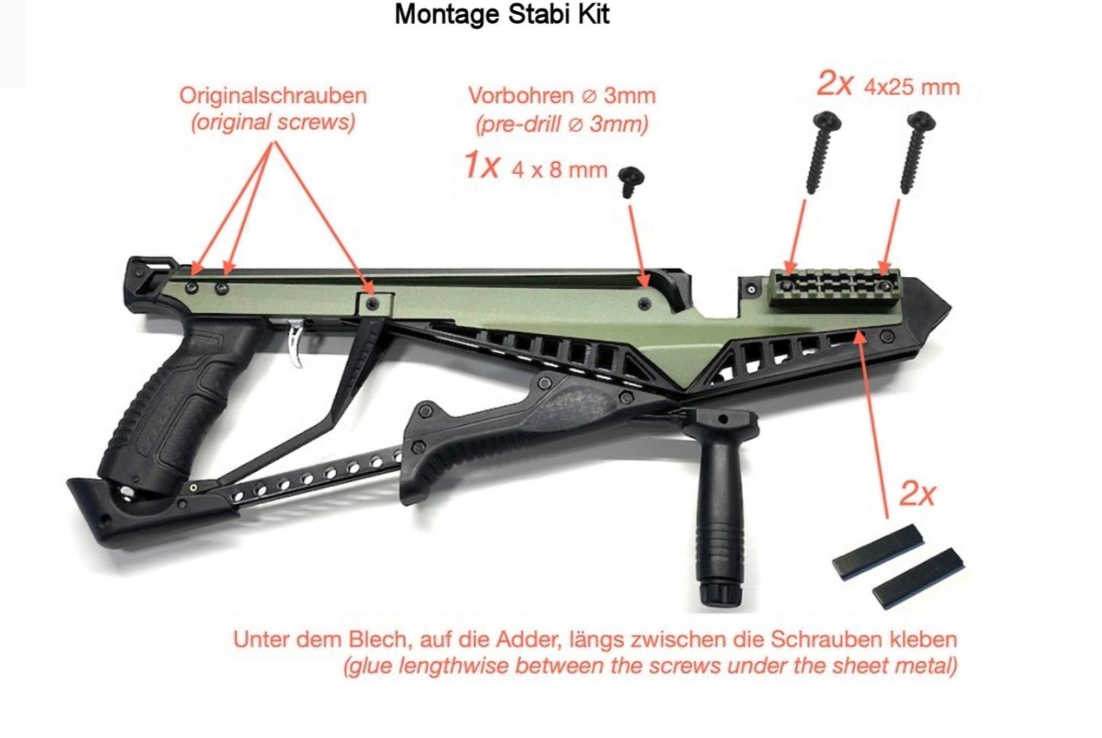 Cobra Adder Stabiliser & colour kit