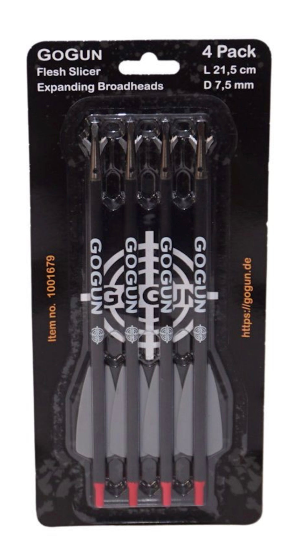 GoGun mechanical broadheads for Adder - pack of 4