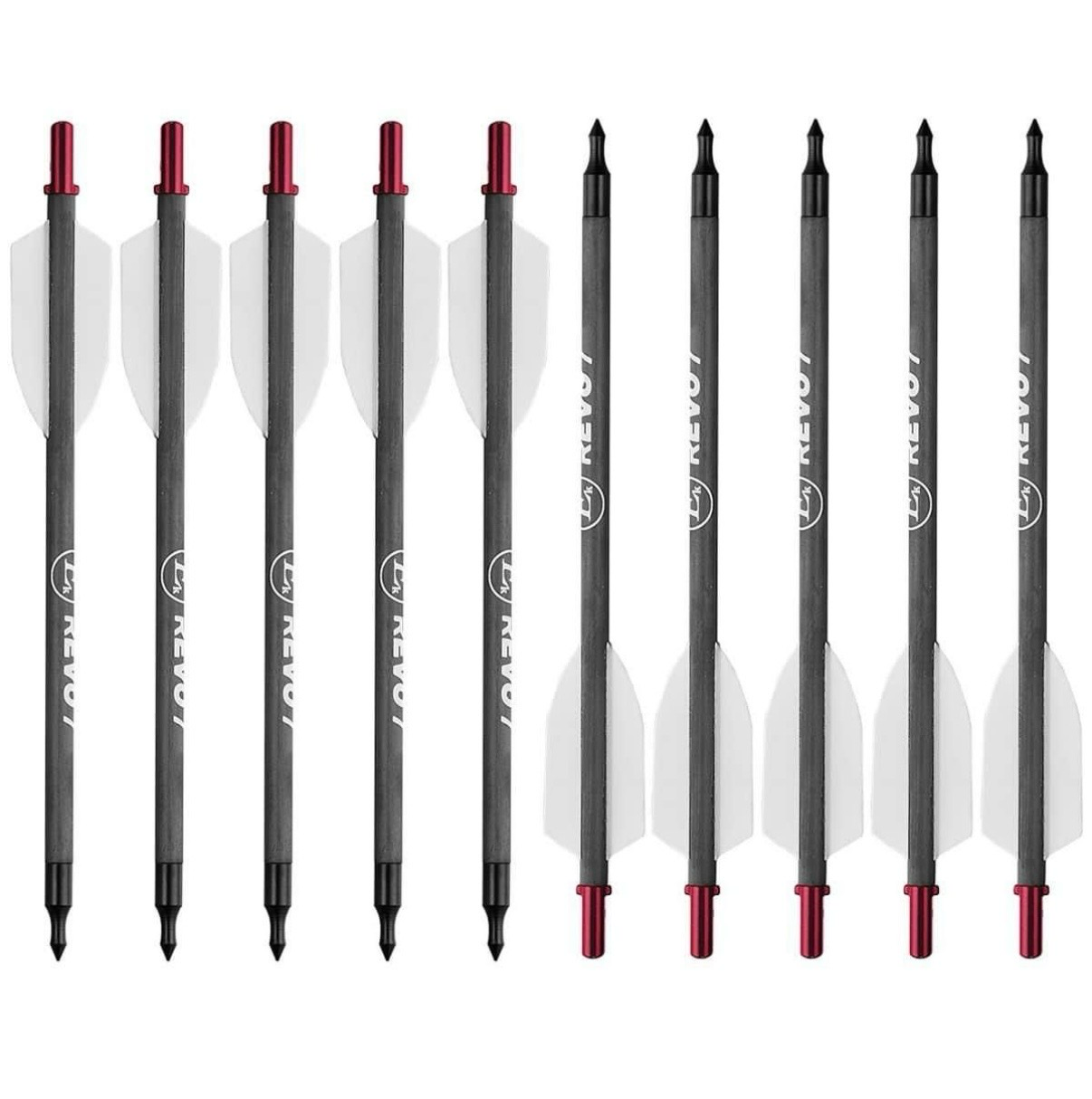 10 Carbon Target Arrows for REVO 7 – GoGunUK