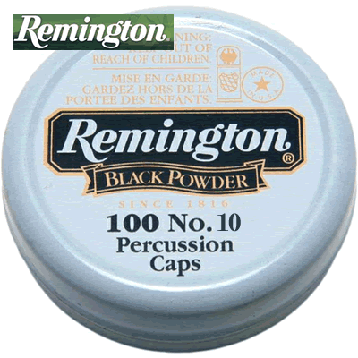 Remington Percussion Caps No. 10/11 (PK 100)