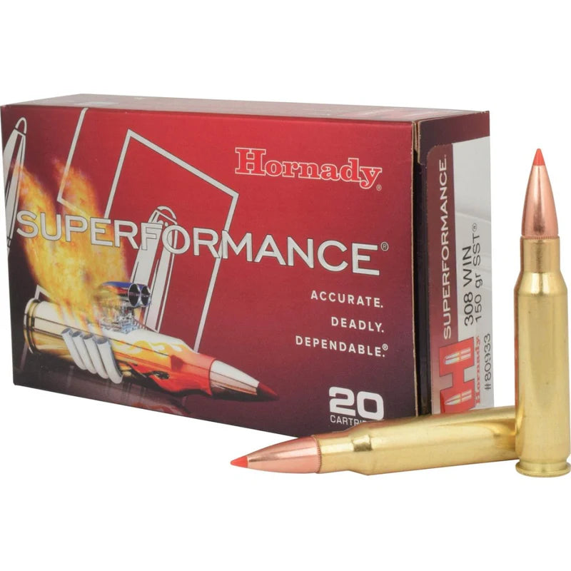 HORNADY-308 WIN SUPERFORMANCE SST 150GR