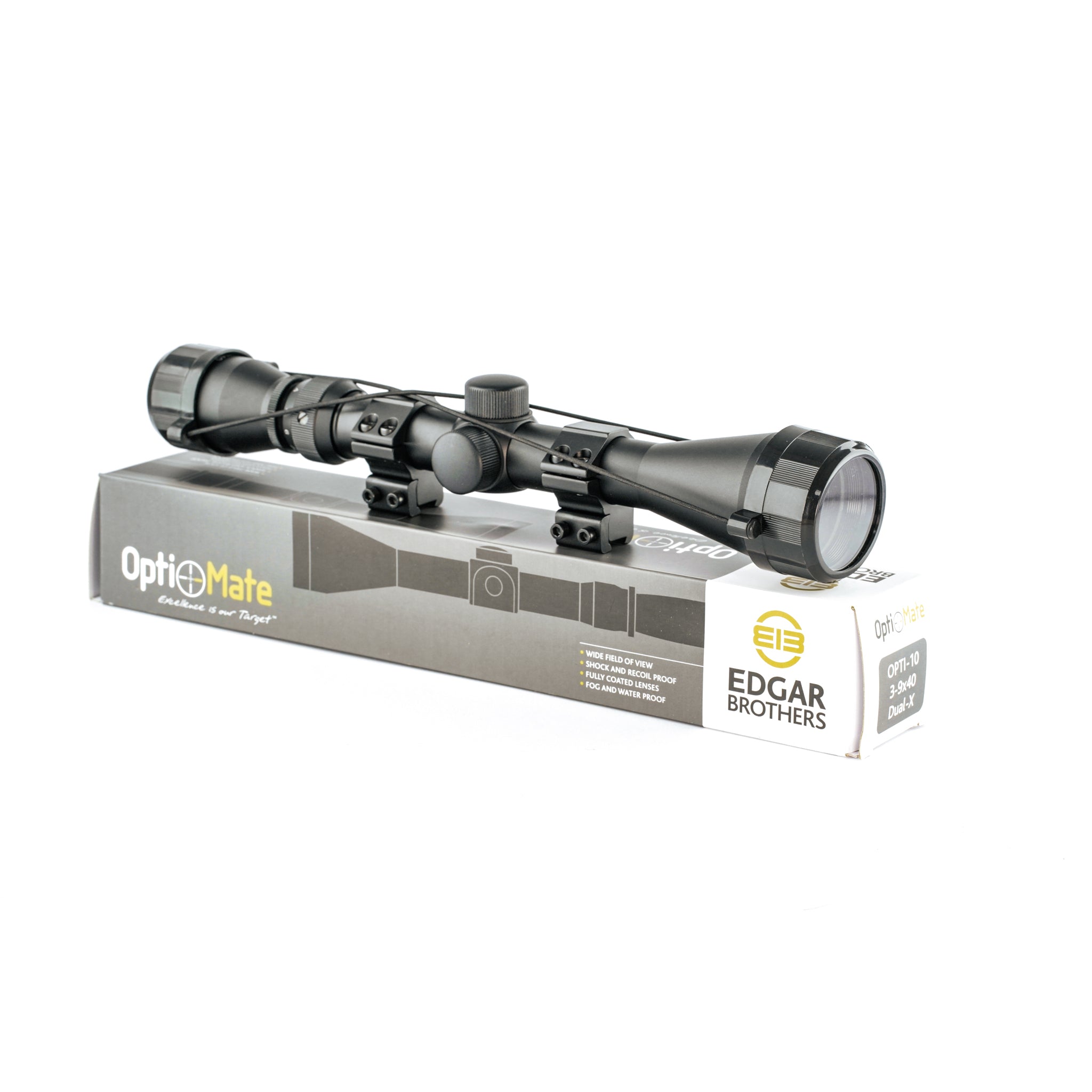 Edgar Brothers - Optimate General & Hunting 3-9 x 40mm Dual-X Reticle