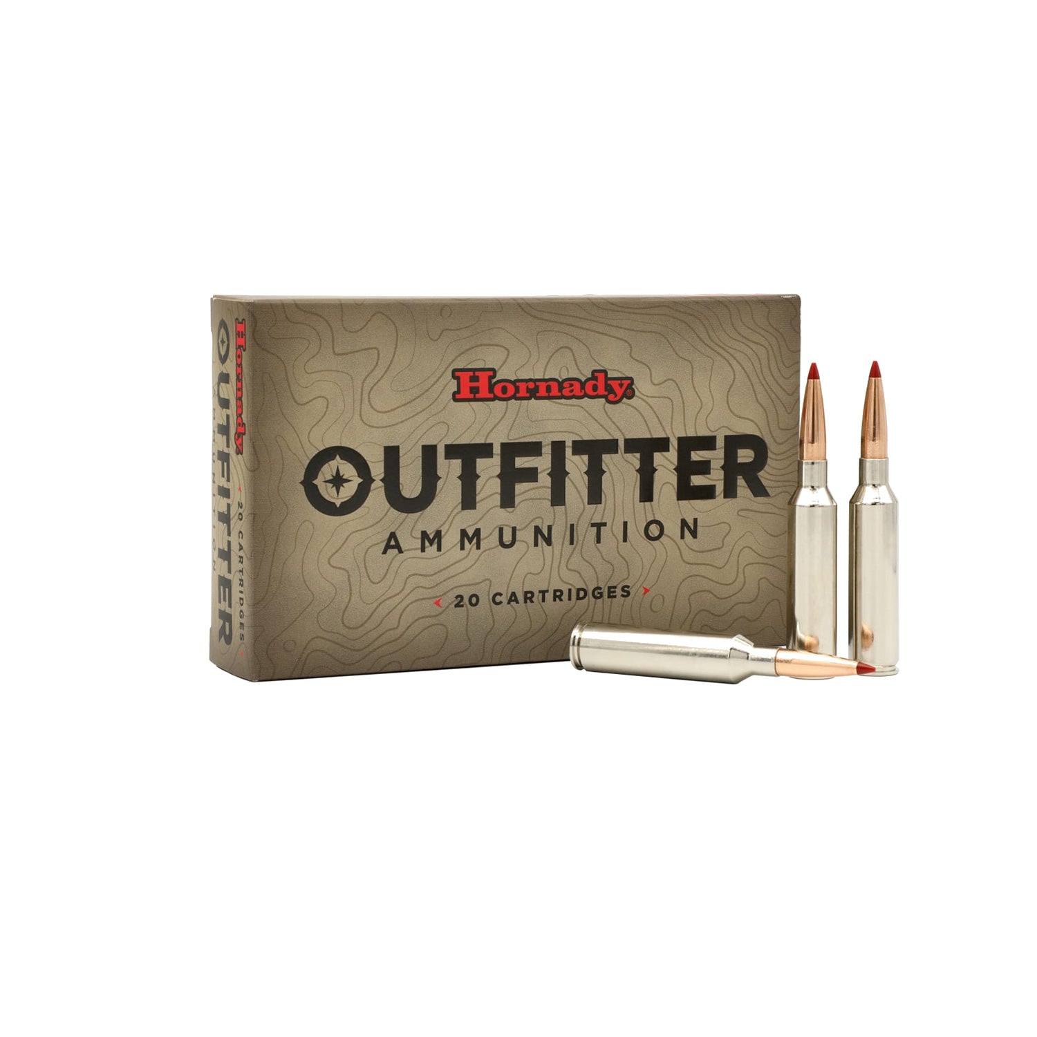 6.5 Creedmoor Ammunition - 120gr CX OUTFITTER - HORNADY Pack 20 All Copper Bullet